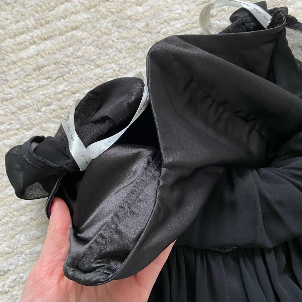Little Mistress chiffon black dress - Picture 10 of 16